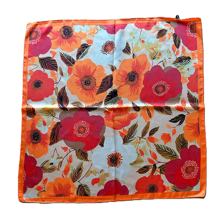 Orange Print Scarf Collection