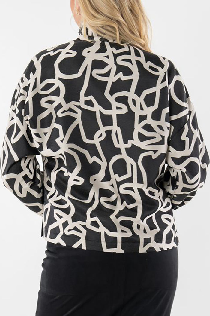 Casual Bold Printed Top