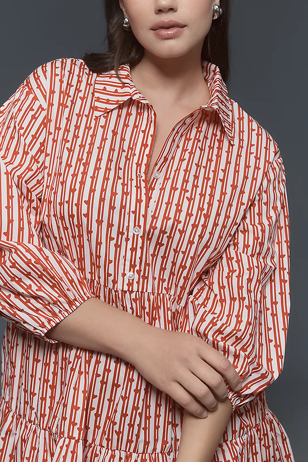 The Striped Shirt Dress