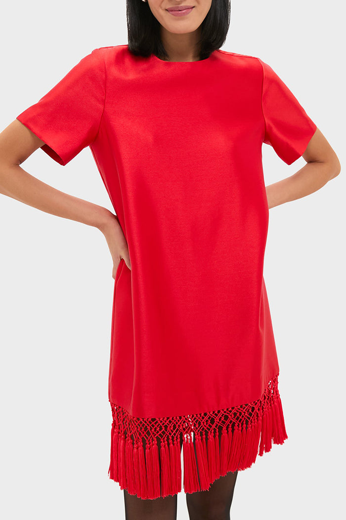 Casual Tassel Downing Dress