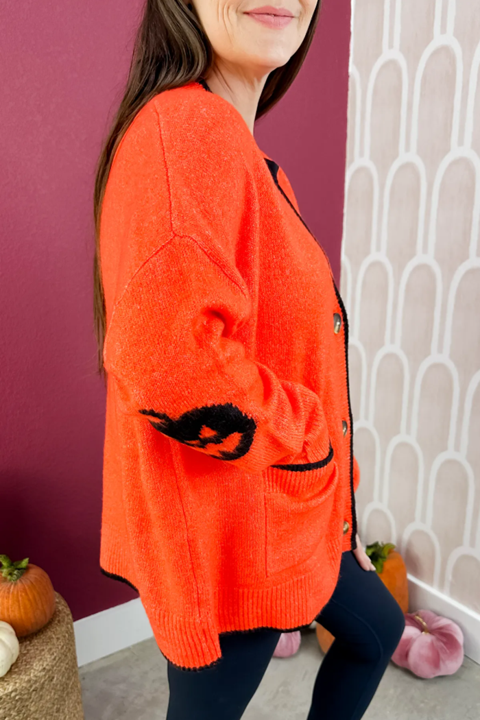 Casual Pocket Button Cardigan