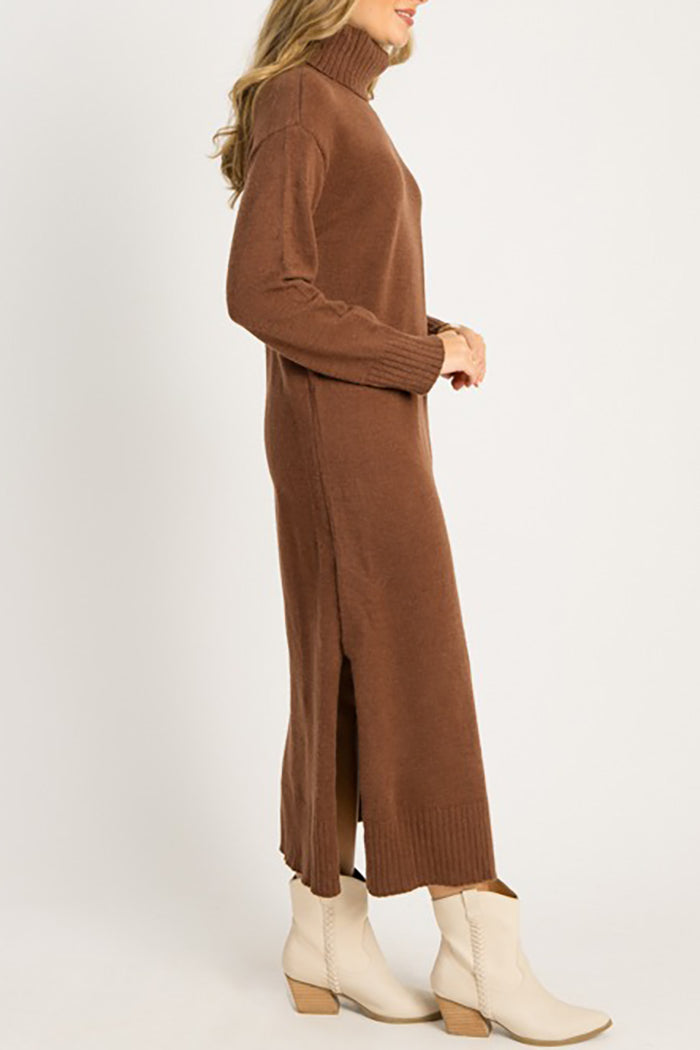 Casual Sweater Maxi Dress
