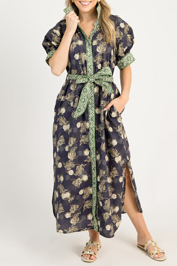 Bohemian Belt Pocket Dress