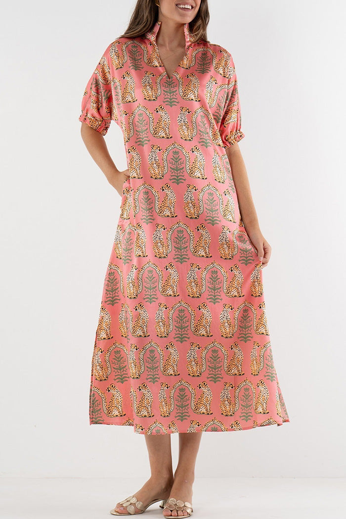 Cheetah Print Maxi Dress