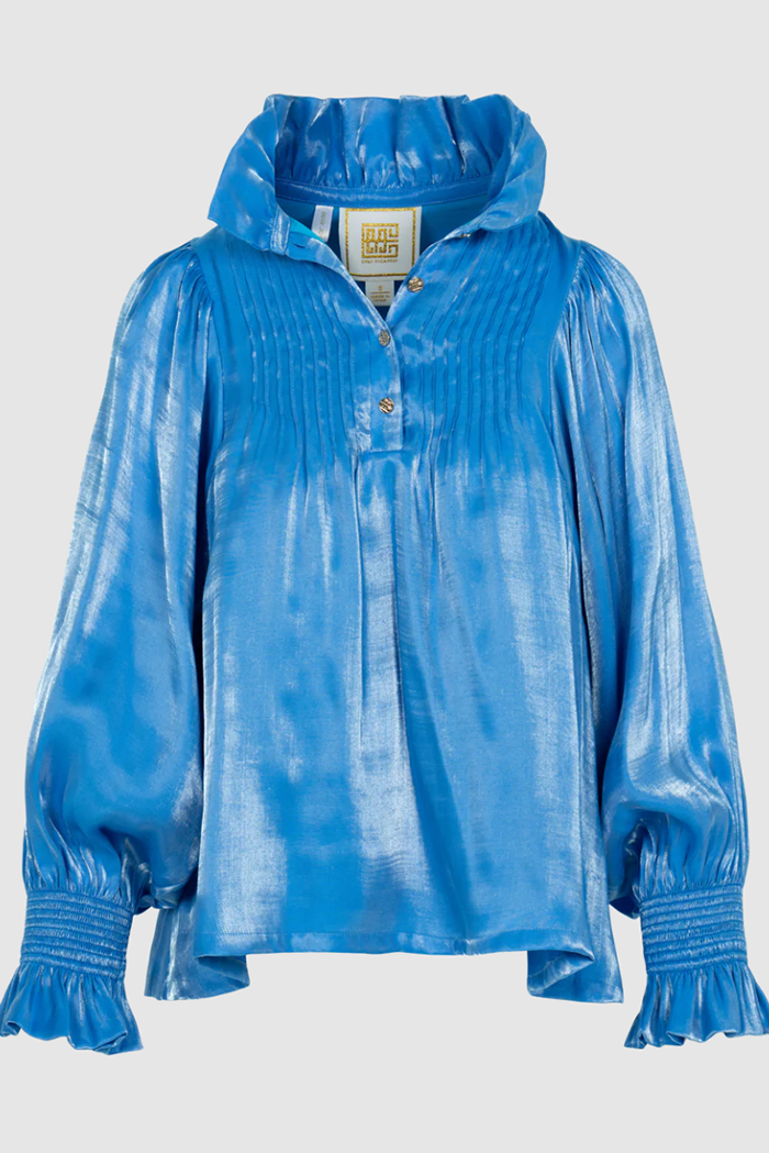 Casual Ruffles Collar Top