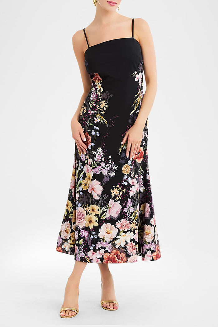 Reversible Belted Midi Dress