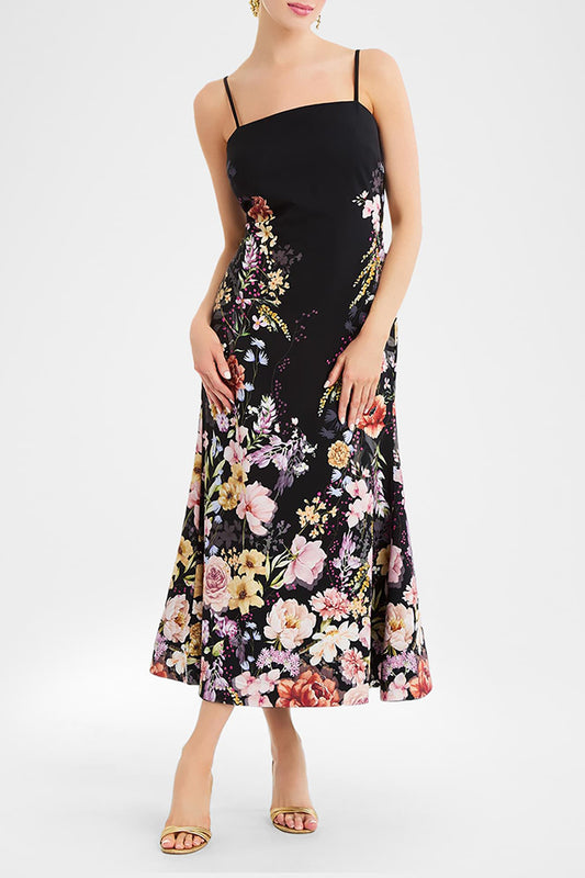 Reversible Belted Midi Dress