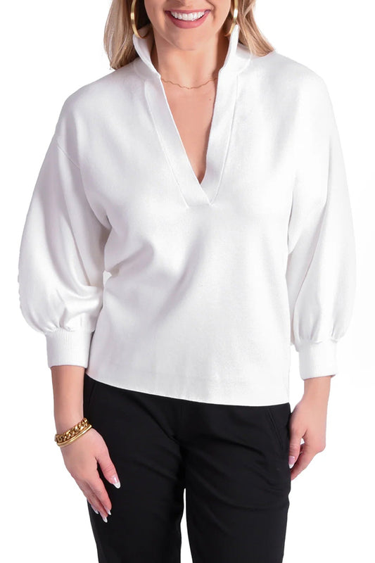 Casual Balloon Sleeve Top