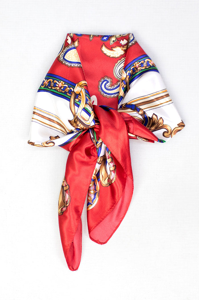 Classic Ornate Pattern Head Scarf