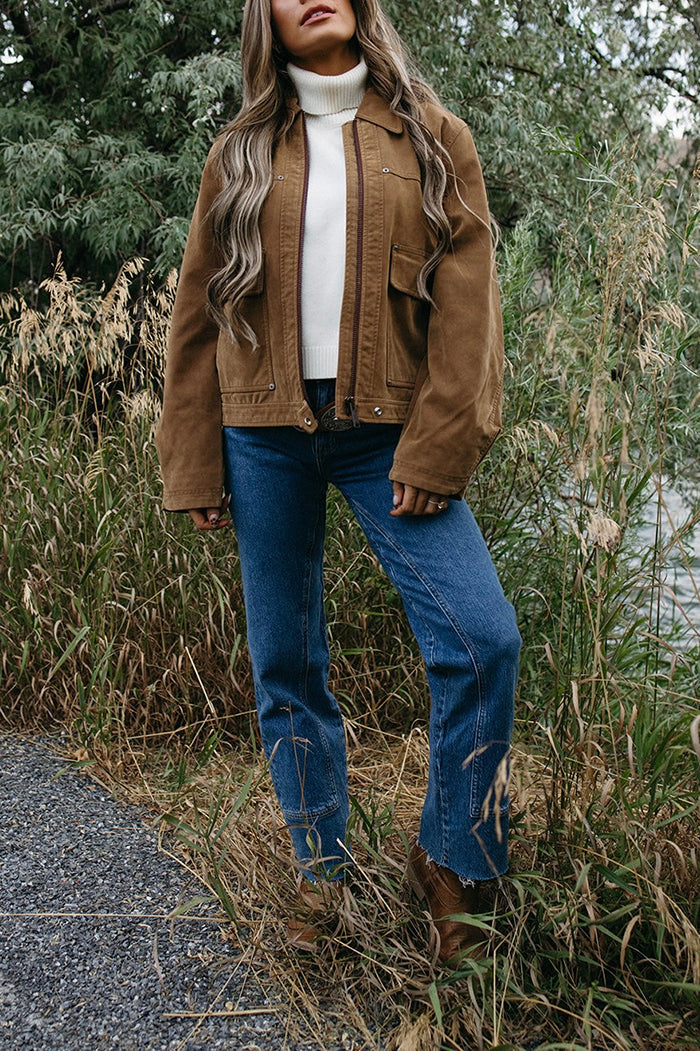 Casual  Zipper Pocket Jacket