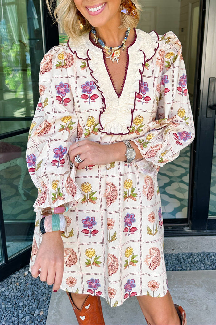 Paisley Petal Parade Dress