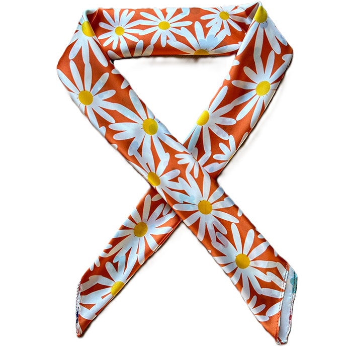Orange Print Scarf Collection