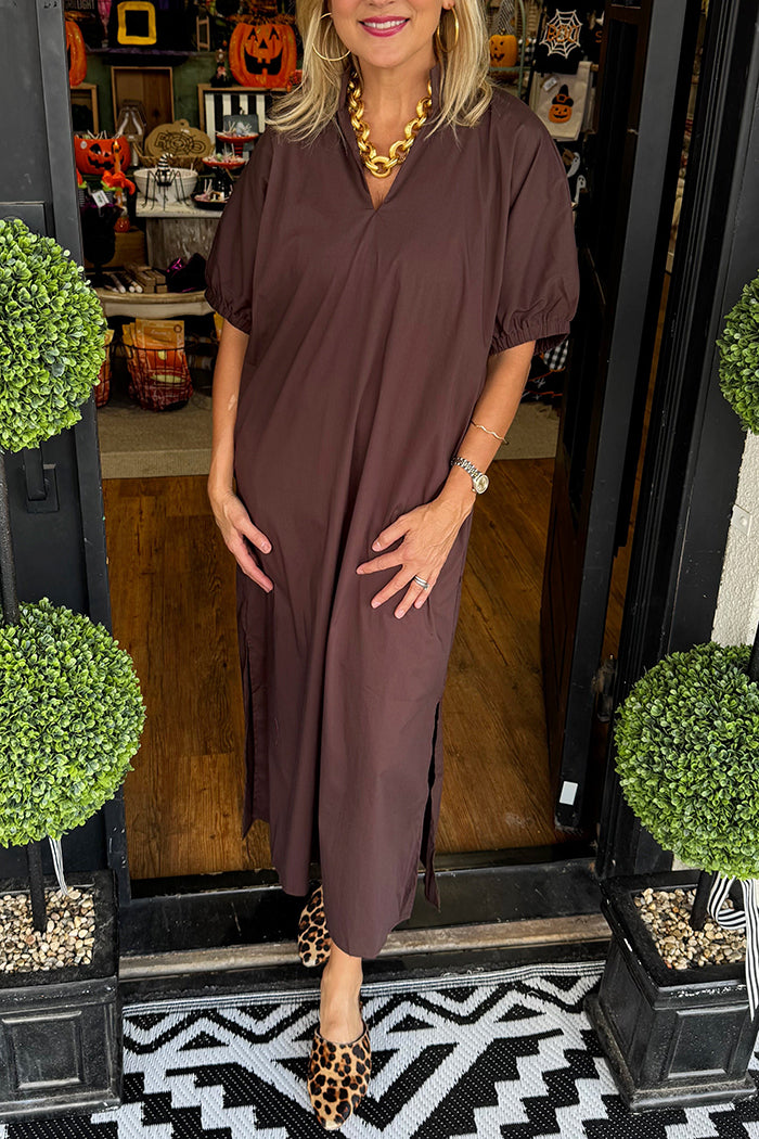 Casual Solid Color Dress