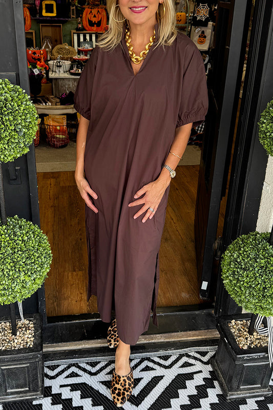 Casual Solid Color Dress