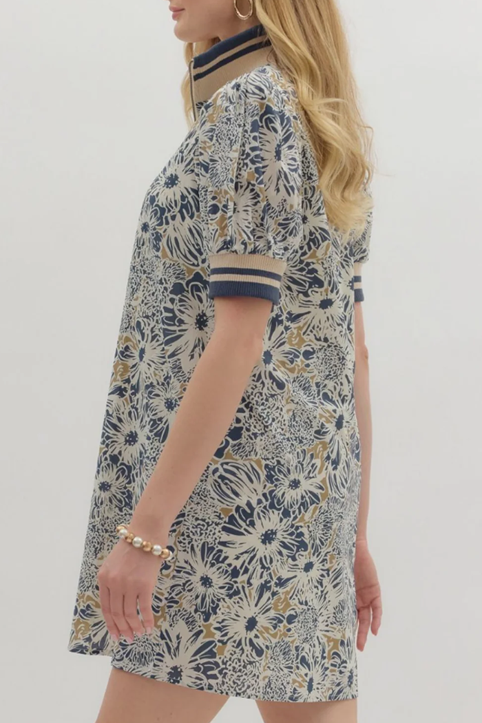 Casual Bold Print Dress