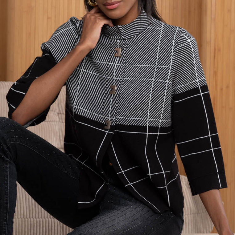 Casual Sweater Button Cardigan