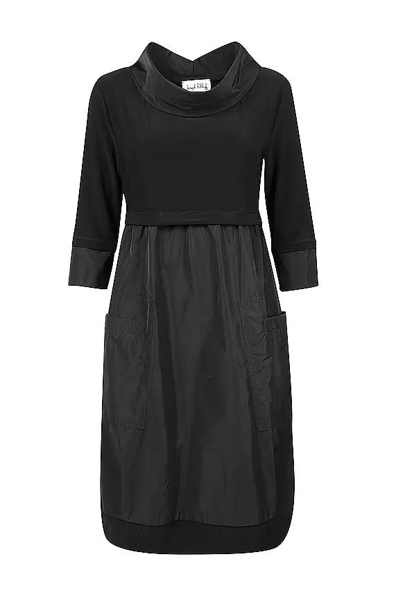 Casual Patchwork Pocket Dress