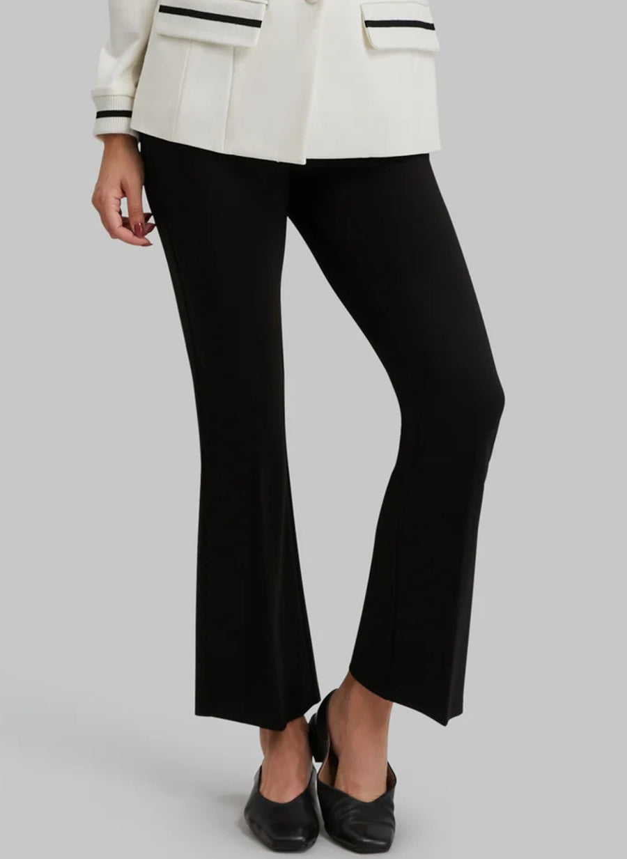 Knit Crop Flare Pant