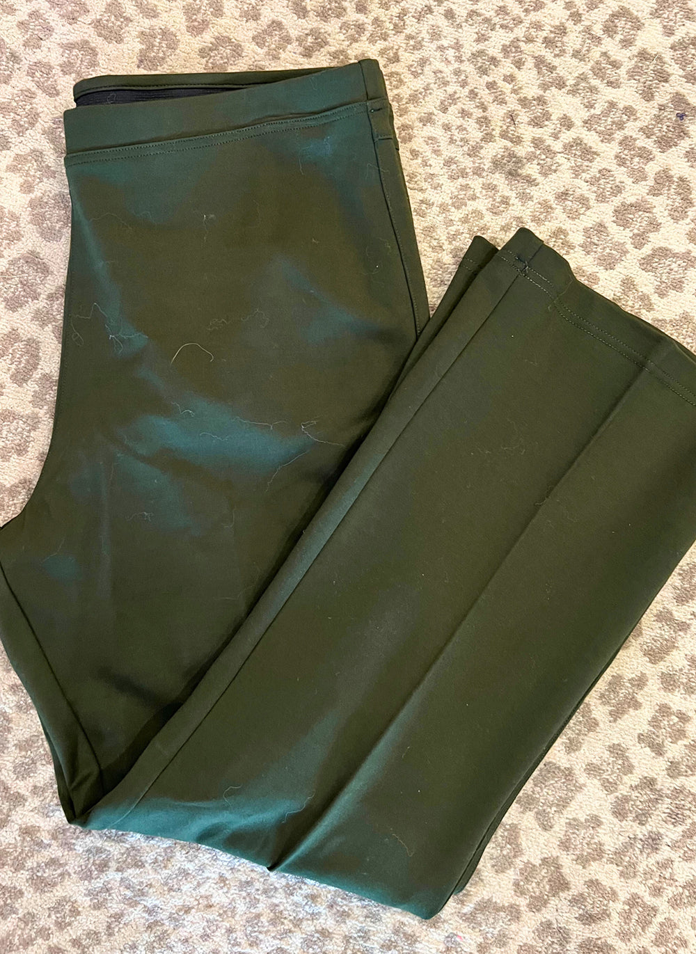 Knit Crop Flare Pant