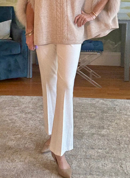 Knit Crop Flare Pant