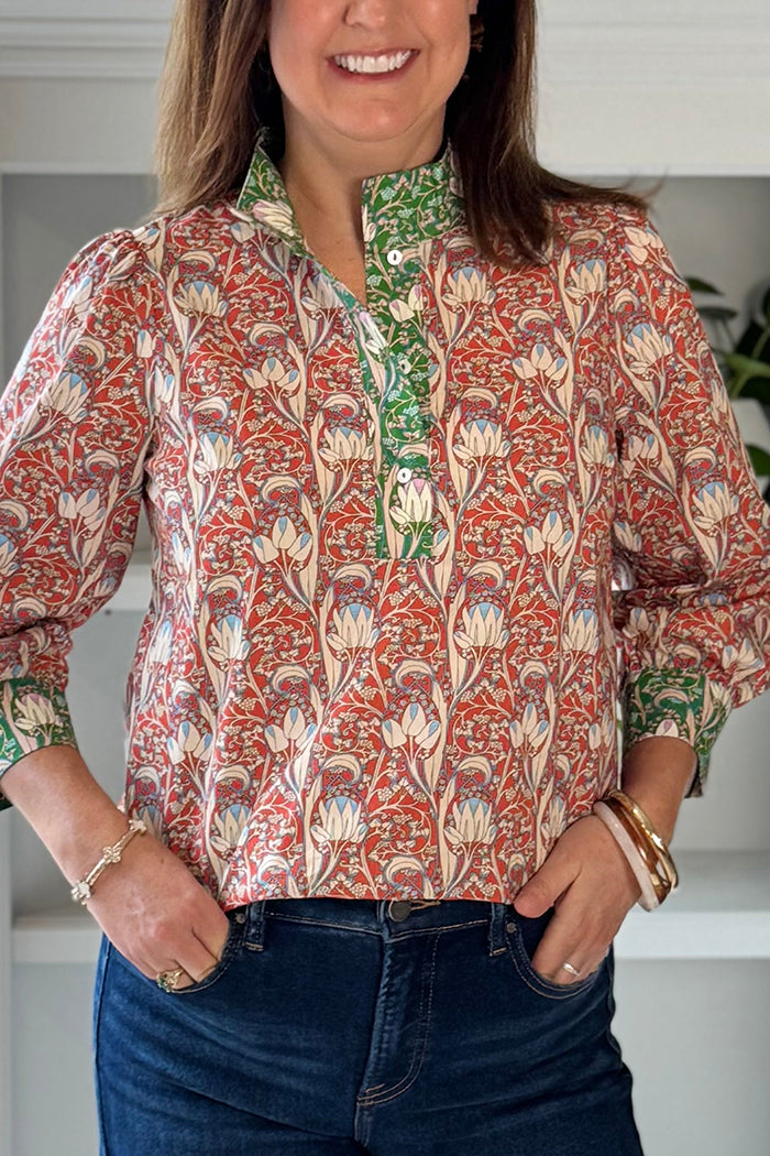 Timeless Floral Print Blouse