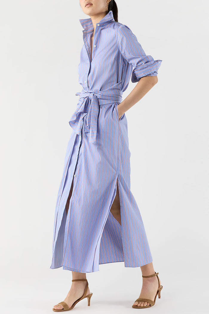 Tie Waist Shirt Dress