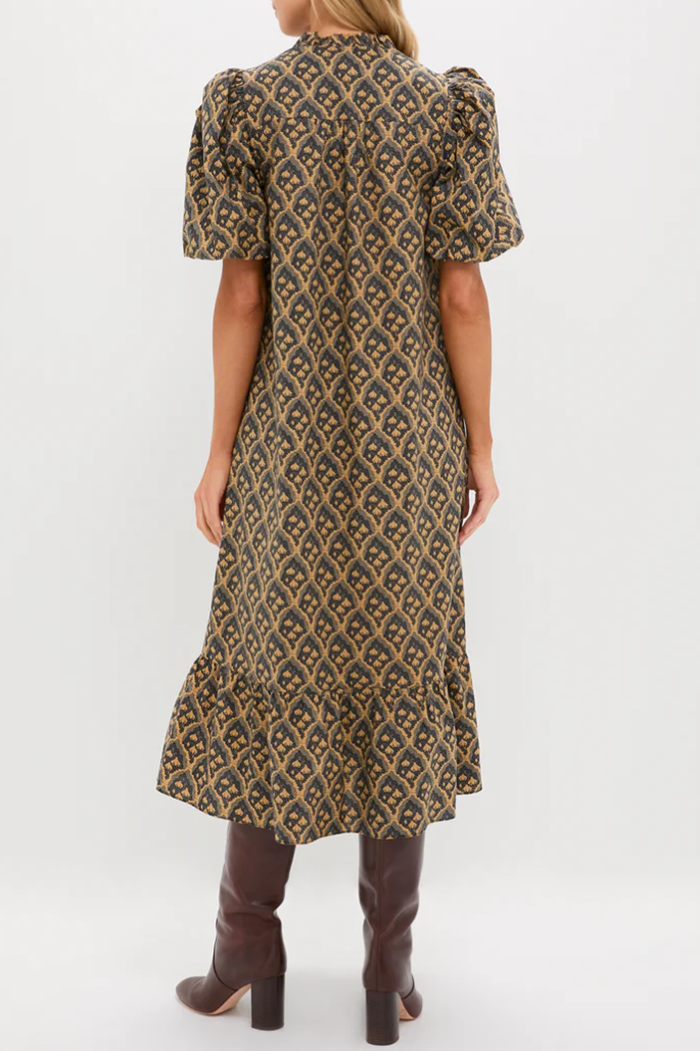 Puff Sleeve Floral Dress