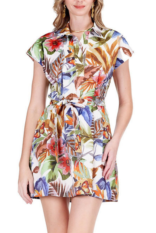 Casual Bold Printed Dress