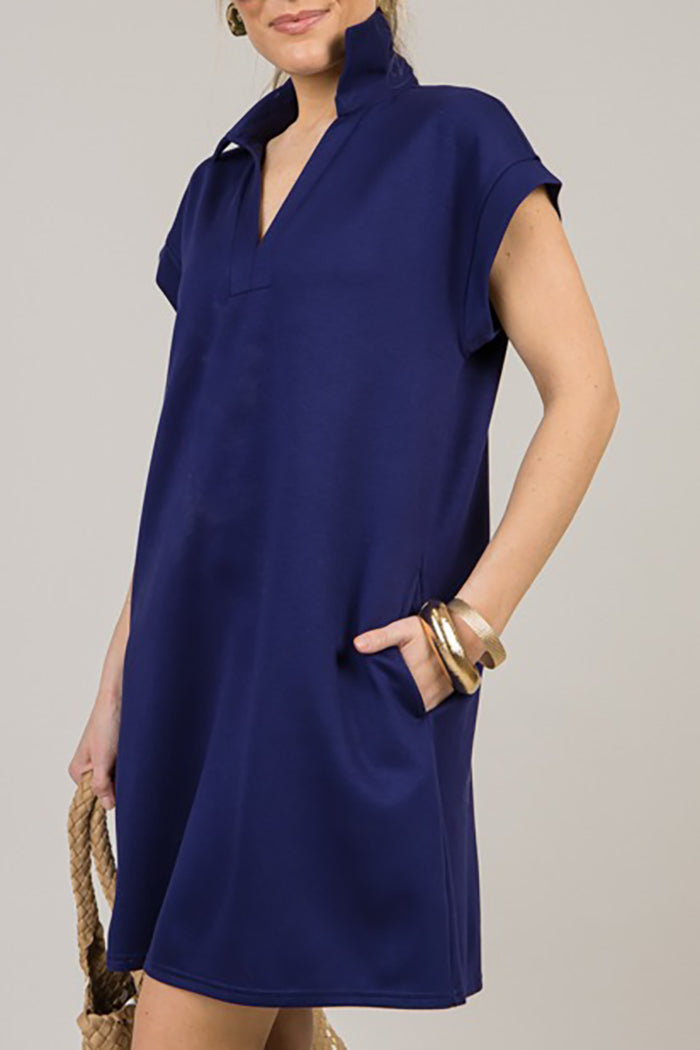 Everyday Comfort V-Neck Dress