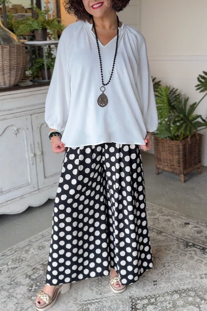 Casual Polka Dot Set