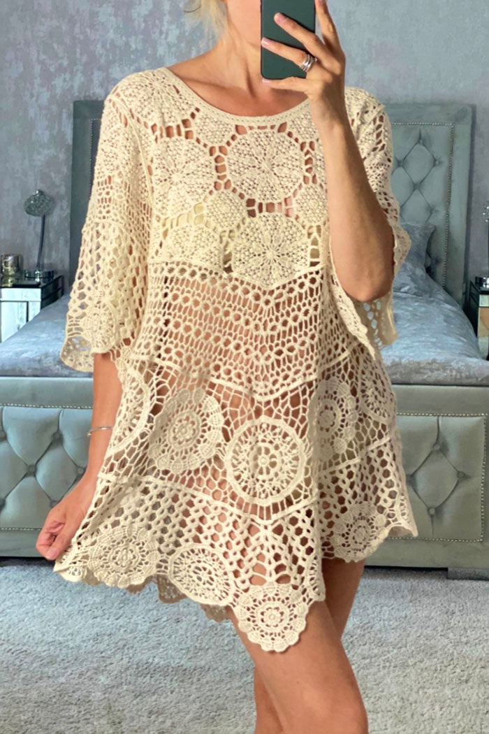 Casual Crochet Cover-Up