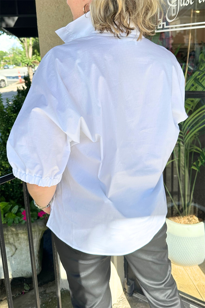 Casual Solid Color Top