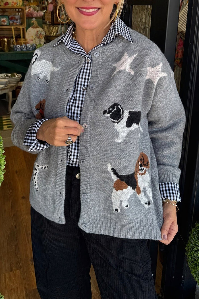 Casual Animal Pattern Cardigan