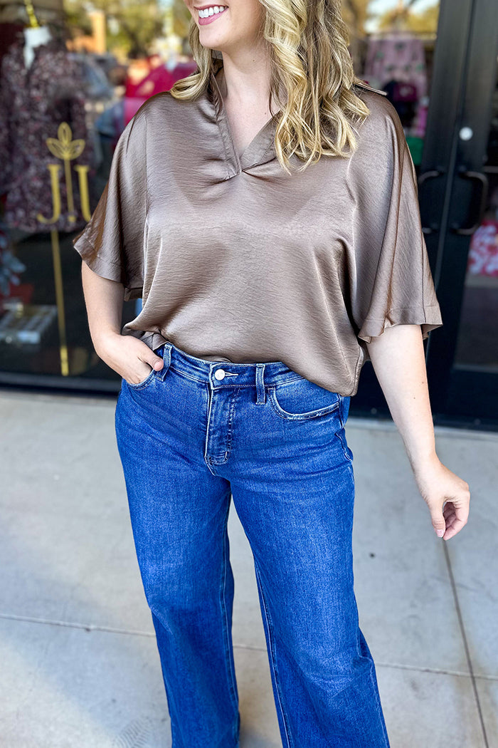 Oversized Drop-Shoulder Leisure Top
