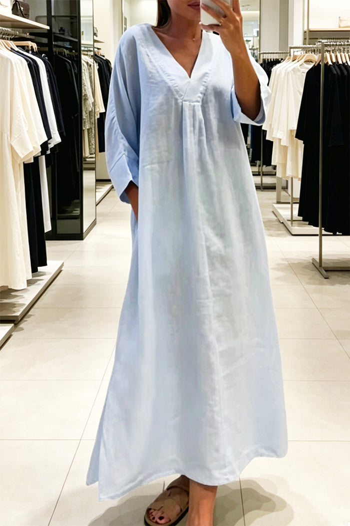 Casual Pocket Shirt Dress