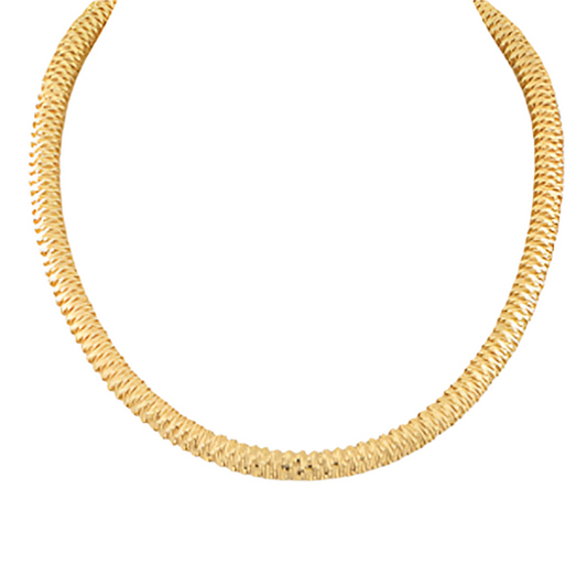 Party-Ready Gold Statement Necklace