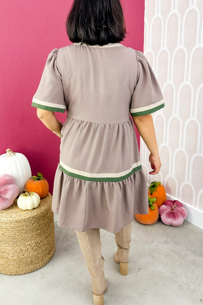 Romance With Fall Vibe Dress