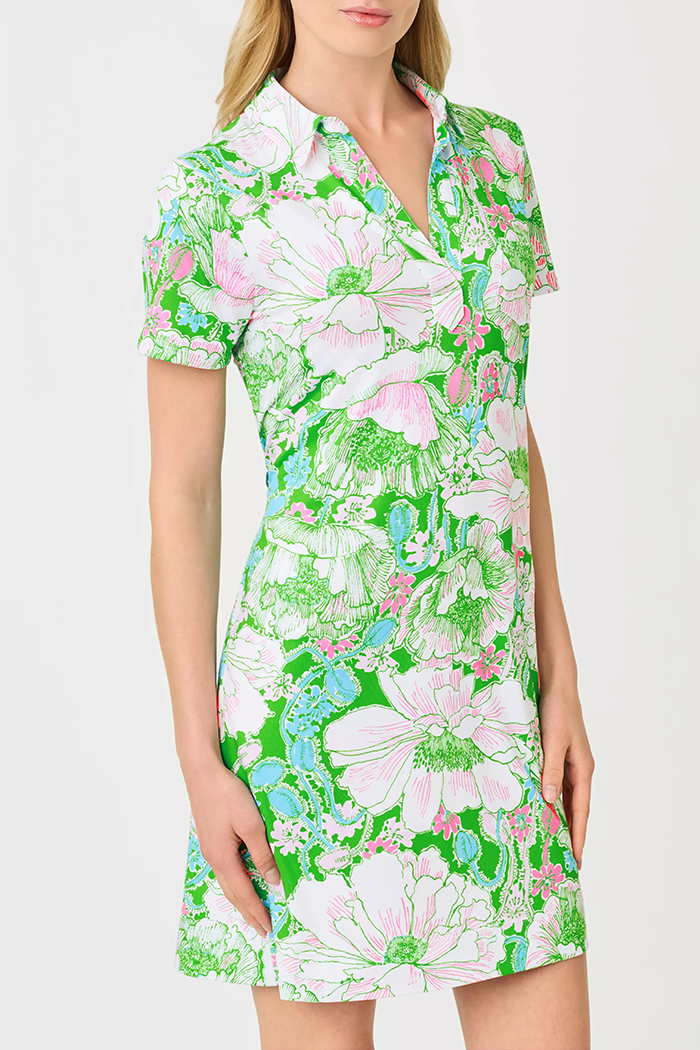 Short Sleeve Floral Dress