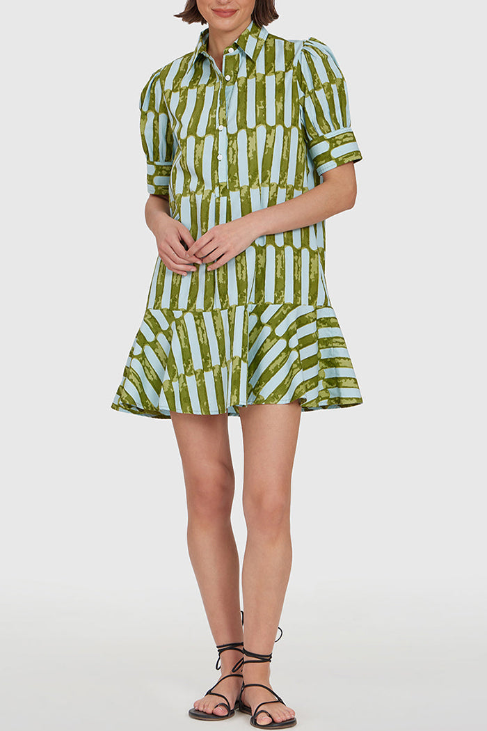 Casual Ruffles Hem Dress