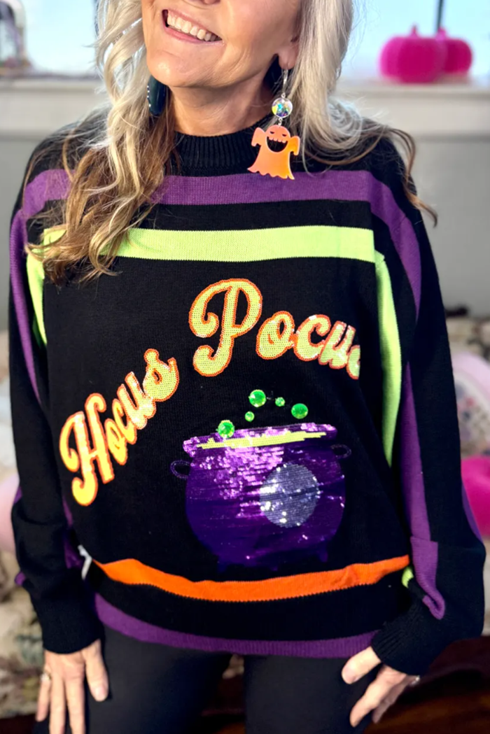 Hocus Pocus Striped Sweater