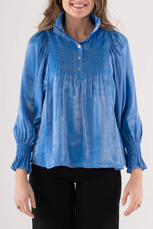 Casual Ruffles Collar Top