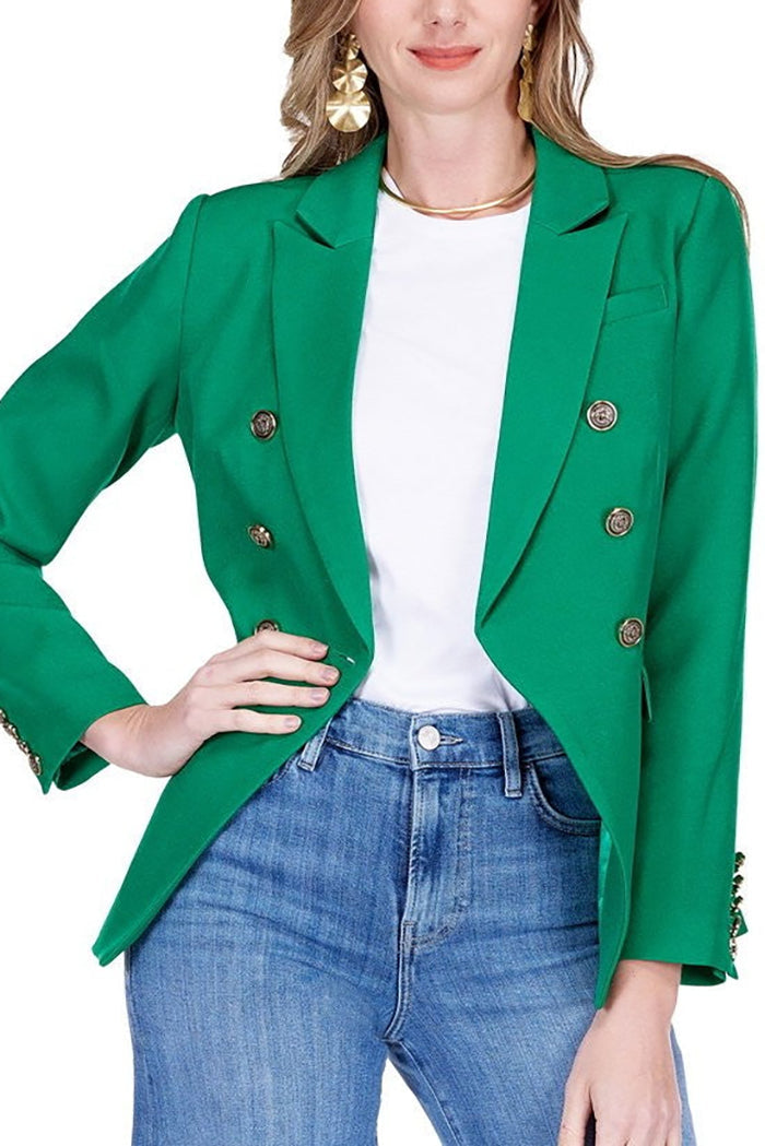 Casual Double Breasted Blazer