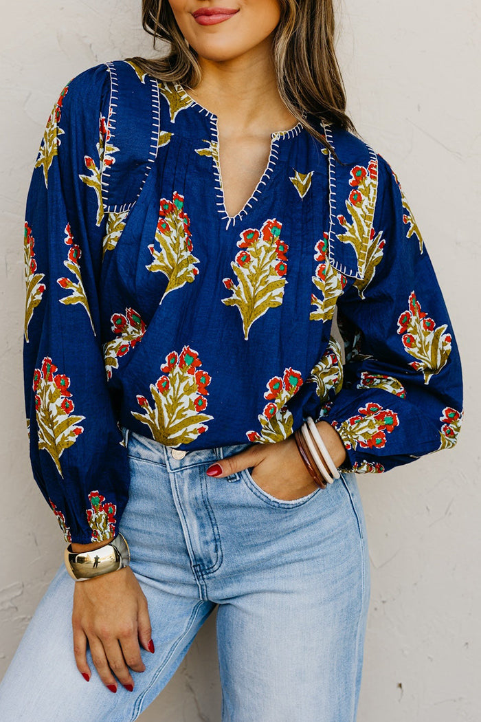 Casual Bold Printed Top