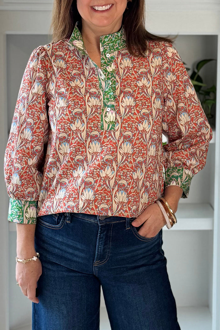 Timeless Floral Print Blouse