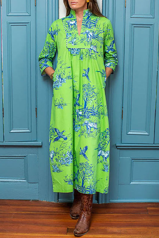 Field Feather Maxi Dress