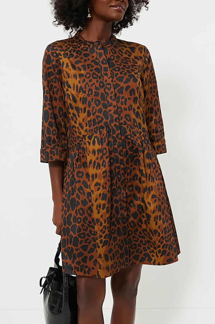 Leopard Royal Shirt Dress