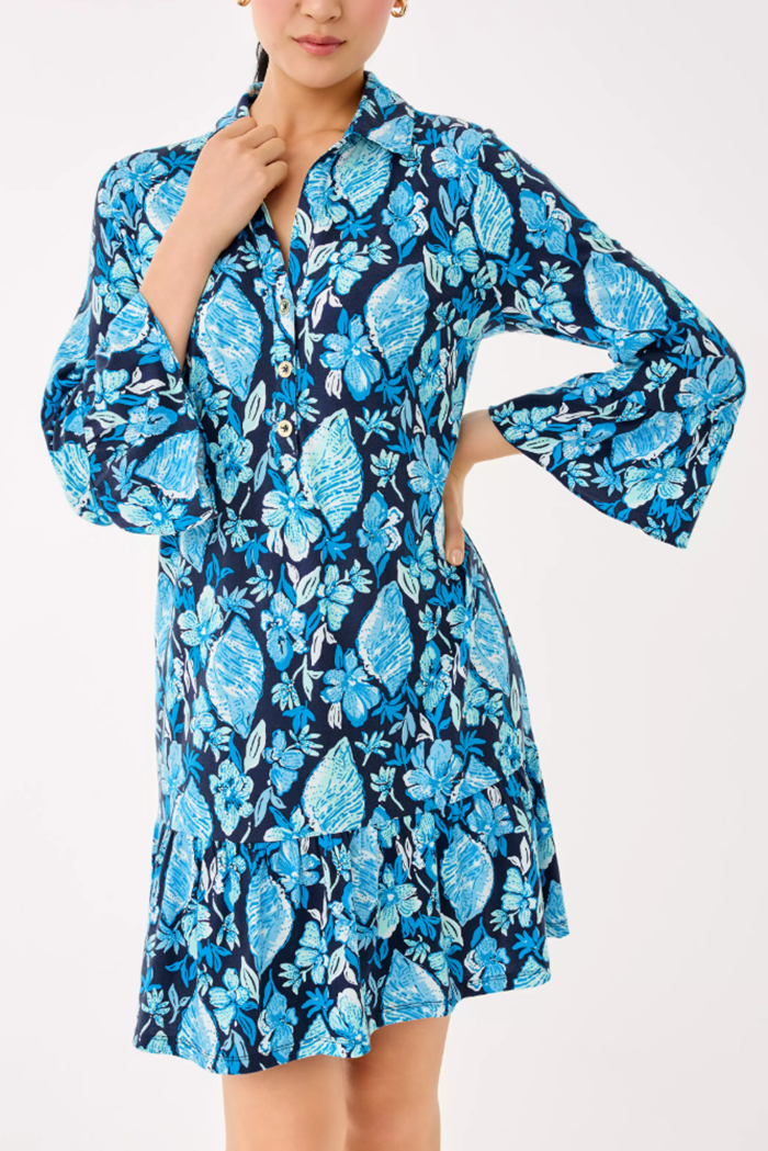 Casual Floral Pattern Dress