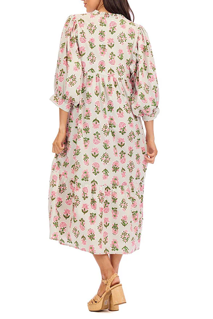 Casual Floral Pattern Dress