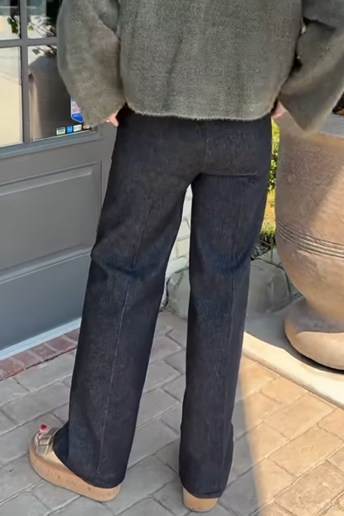 Casual Straight Leg Jeans