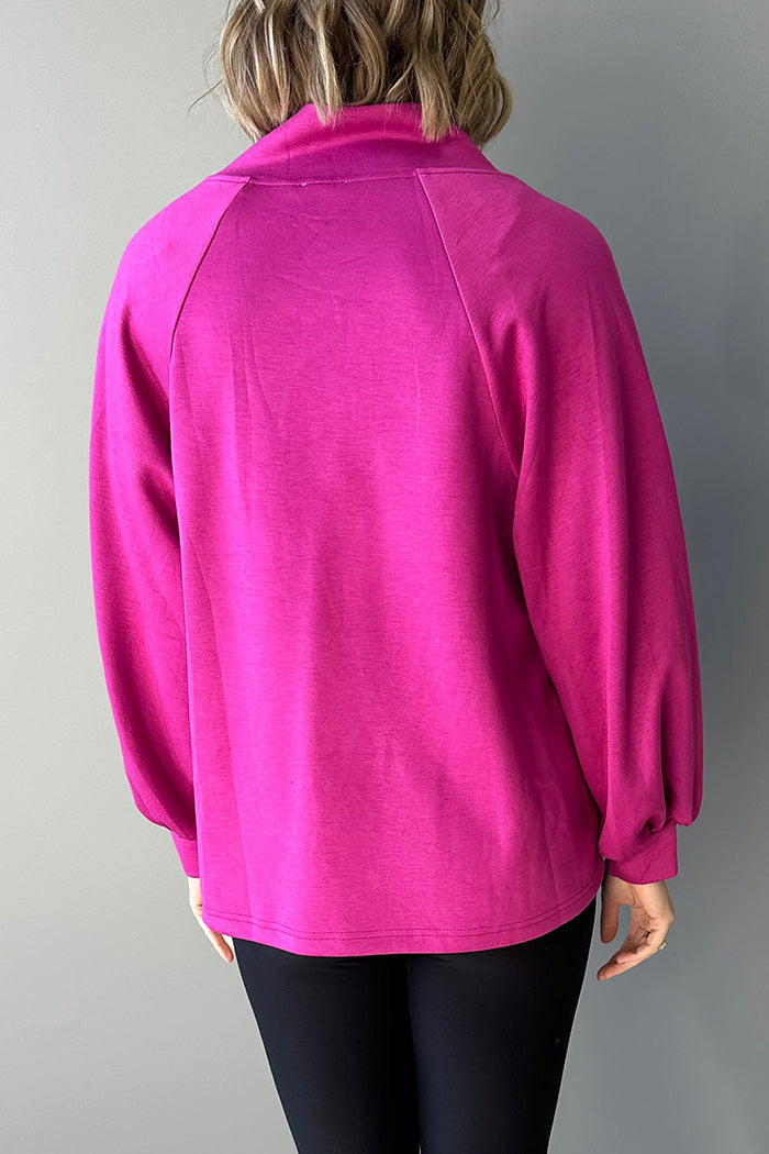 Casual V-Neck Long Sleeve Top
